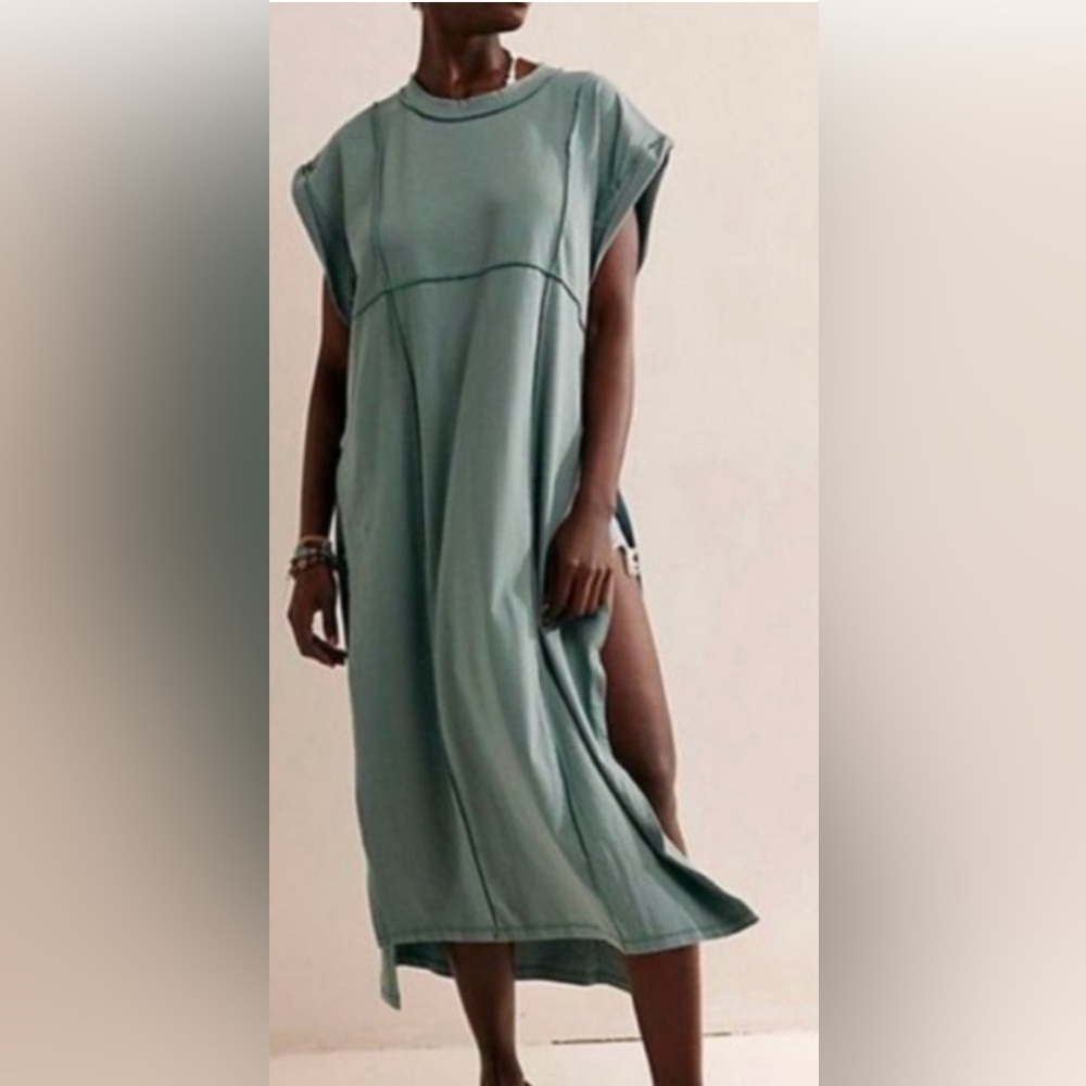 167🌟Free People Intimately In The Clouds Nightie Long
Tunic Side Slits Sz Large